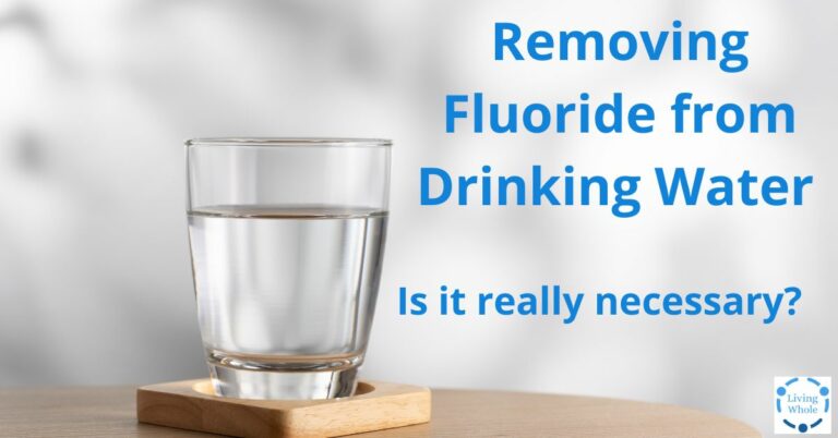 Removing Fluoride from drinking water